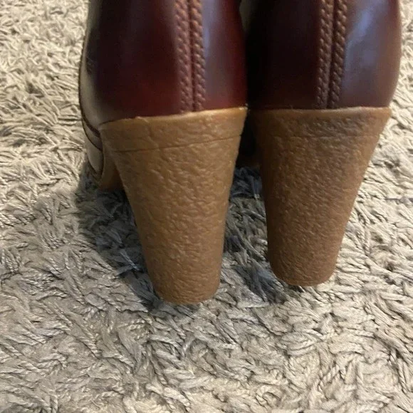 Timberland Women’s Tillston 6 Inch Boot In Burgundy Full Grain Size 9 Lace Up - Picture 12 of 16